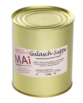 Gulaschsuppe Fertiggericht 850g