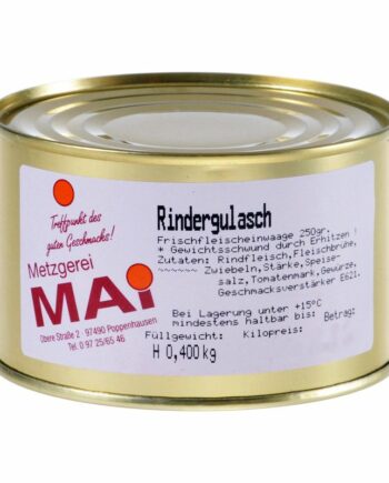 Rindergulasch Fertiggericht 400g