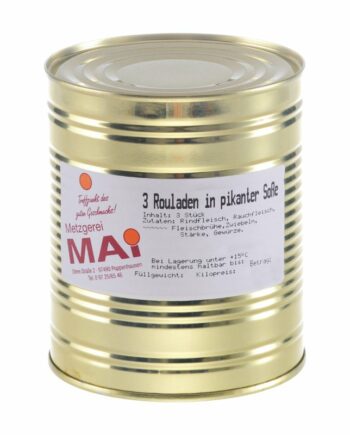 Rouladen vom Rind Fertiggericht 3 Stück
