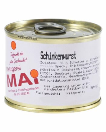 Schinkenwurst fein Dose 400g